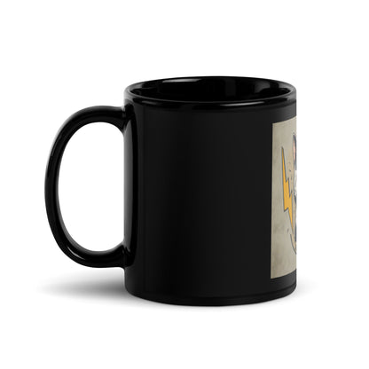 Anxius Black Glossy Mug