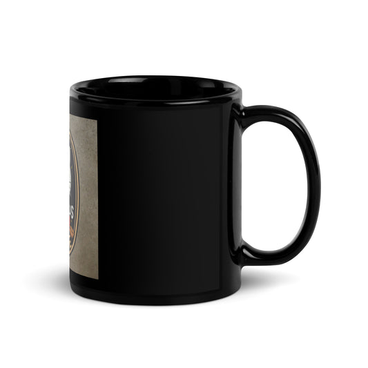 Anxiious Black Glossy Mug